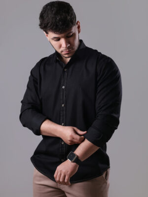 Camisa Masc. REF: 304 - Jeans Black