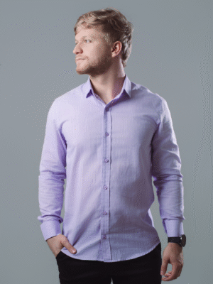 Camisa Flame Masc. Lilás