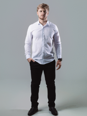 Camisa Flame Masc. Branco