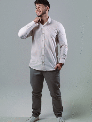 Camisa Flame Masc. Palha